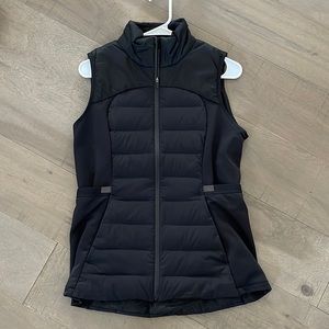 Black Lululemon Down For It All Vest